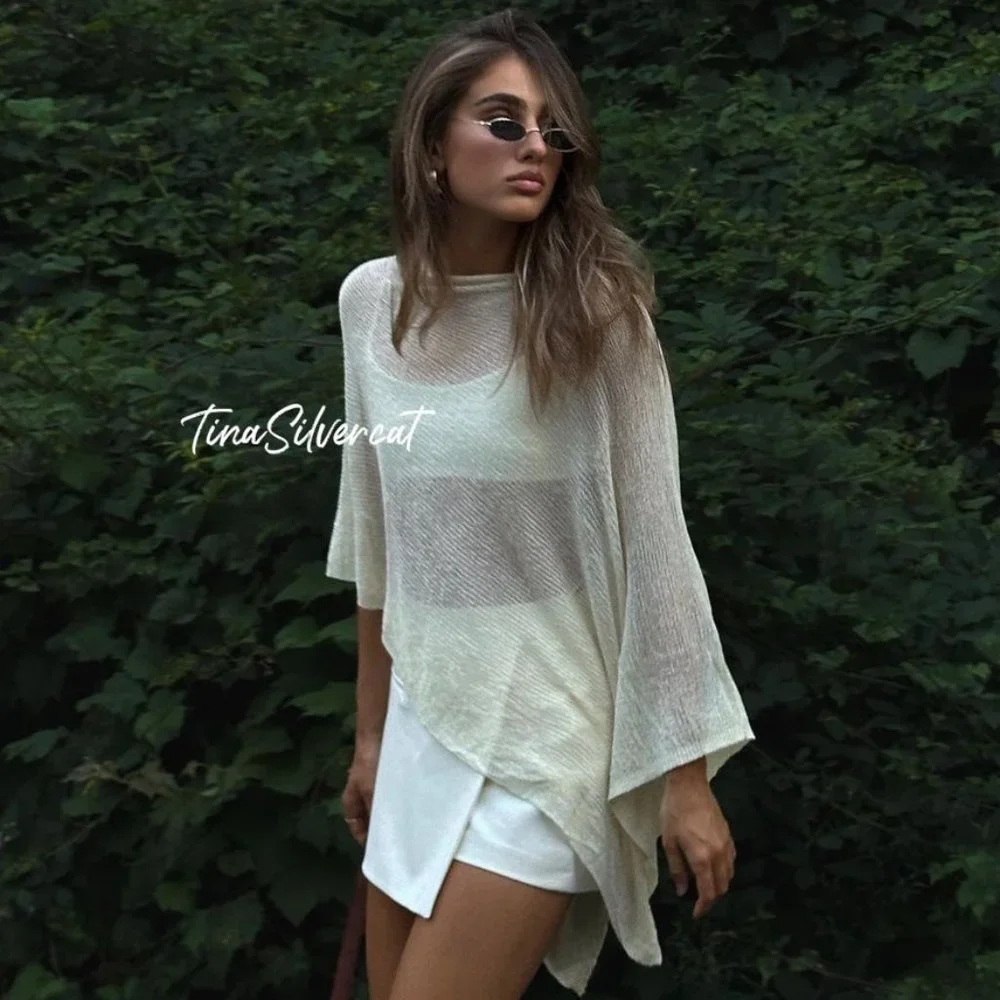 BLOGGER'S FAVE! Zara Fine Knit Cape NWT_7